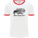 Tractor for My Wife Best Swap Ever Farming Mens White Ringer T-Shirt White/Red