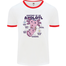 Axoloti Anatomy Mens Ringer T-Shirt White/Red