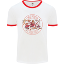 Mother's Day I Was Normal Five Kids Ago Mens White Ringer T-Shirt White/Red