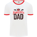 Legendary Dad Fathers Day Mens Ringer T-Shirt White/Red