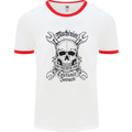 Machinist I Have Tolerance Issues Mens White Ringer T-Shirt White/Red