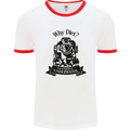 I'm Weightless Underwater Scuba Diving Mens White Ringer T-Shirt White/Red