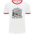 A Bored Accountant Mens White Ringer T-Shirt White/Red