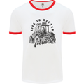 Tractor Life Is Better Farm Funny Farming Mens White Ringer T-Shirt White/Red