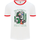 St Patricks Day Great Again Donald Trump Mens White Ringer T-Shirt White/Red