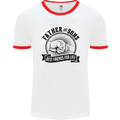 Father & Sons Best Friends Father's Day Mens White Ringer T-Shirt White/Red