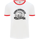 Grandad & Granddaughters Grandparent's Day Mens White Ringer T-Shirt White/Red