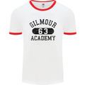 Dave Gilmour Academy 63 Mens White Ringer T-Shirt White/Red