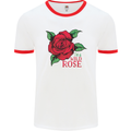 I'm a Wild Rose Mens White Ringer T-Shirt White/Red