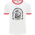 Capybara Appreciation Day Mens White Ringer T-Shirt White/Red