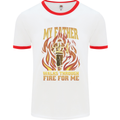 In Love With Mary Jane Funny Weed Mens Ringer T-Shirt White/Red