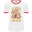 In Love With Mary Jane Funny Weed Mens Ringer T-Shirt White/Red
