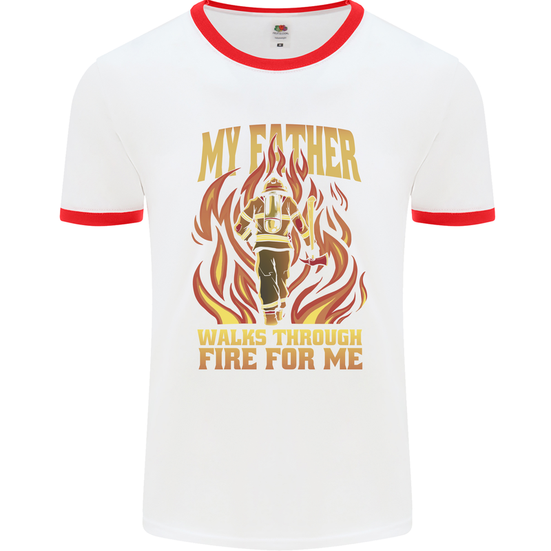 In Love With Mary Jane Funny Weed Mens Ringer T-Shirt White/Red