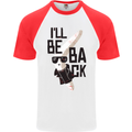 Boomerang Funny Mens S/S Baseball T-Shirt White/Red