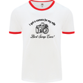 Camera for My Wife Photographer Photography Mens White Ringer T-Shirt White/Red