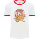Anatomy of a Puppy Dog Mens White Ringer T-Shirt White/Red