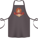 Red Moon Lake Universe Cosmos Space Cotton Apron 100% Organic Dark Grey