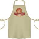 Red Moon Lake Universe Cosmos Space Cotton Apron 100% Organic Khaki