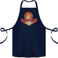 Red Moon Lake Universe Cosmos Space Cotton Apron 100% Organic Navy Blue