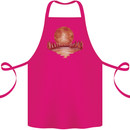 Red Moon Lake Universe Cosmos Space Cotton Apron 100% Organic Pink