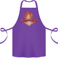 Red Moon Lake Universe Cosmos Space Cotton Apron 100% Organic Purple
