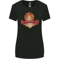 Red Moon Lake Universe Cosmos Space Womens Wider Cut T-Shirt Black