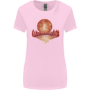 Red Moon Lake Universe Cosmos Space Womens Wider Cut T-Shirt Light Pink