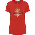 Red Moon Lake Universe Cosmos Space Womens Wider Cut T-Shirt Red