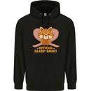 Red Panda Bear Funny Sleep Sleeping Childrens Kids Hoodie Black