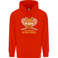 Red Panda Bear Funny Sleep Sleeping Childrens Kids Hoodie Bright Red