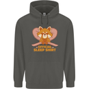 Red Panda Bear Funny Sleep Sleeping Childrens Kids Hoodie Storm Grey