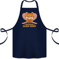 Red Panda Bear Funny Sleep Sleeping Cotton Apron 100% Organic Navy Blue