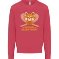 Red Panda Bear Funny Sleep Sleeping Kids Sweatshirt Jumper Heliconia