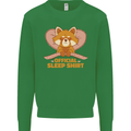 Red Panda Bear Funny Sleep Sleeping Kids Sweatshirt Jumper Irish Green
