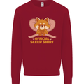 Red Panda Bear Funny Sleep Sleeping Kids Sweatshirt Jumper Red