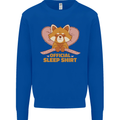 Red Panda Bear Funny Sleep Sleeping Kids Sweatshirt Jumper Royal Blue
