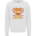 Red Panda Bear Funny Sleep Sleeping Kids Sweatshirt Jumper White