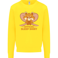 Red Panda Bear Funny Sleep Sleeping Kids Sweatshirt Jumper Yellow