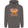 Red Panda Bear Funny Sleep Sleeping Mens 80% Cotton Hoodie Charcoal
