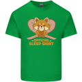 Red Panda Bear Funny Sleep Sleeping Mens Cotton T-Shirt Tee Top Irish Green
