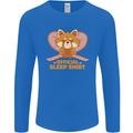 Red Panda Bear Funny Sleep Sleeping Mens Long Sleeve T-Shirt Royal Blue