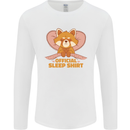 Red Panda Bear Funny Sleep Sleeping Mens Long Sleeve T-Shirt White