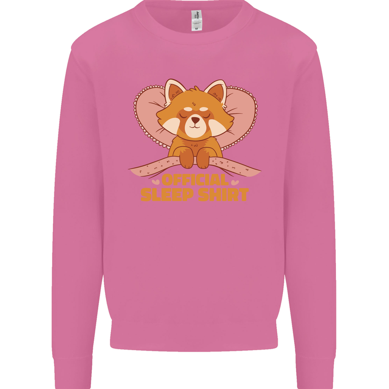 Red Panda Bear Funny Sleep Sleeping Mens Sweatshirt Jumper Azalea