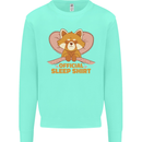 Red Panda Bear Funny Sleep Sleeping Mens Sweatshirt Jumper Peppermint