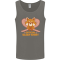 Red Panda Bear Funny Sleep Sleeping Mens Vest Tank Top Charcoal