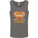 Red Panda Bear Funny Sleep Sleeping Mens Vest Tank Top Charcoal