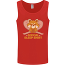 Red Panda Bear Funny Sleep Sleeping Mens Vest Tank Top Red