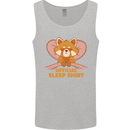 Red Panda Bear Funny Sleep Sleeping Mens Vest Tank Top Sports Grey