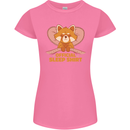 Red Panda Bear Funny Sleep Sleeping Womens Petite Cut T-Shirt Azalea