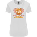 Red Panda Bear Funny Sleep Sleeping Womens Wider Cut T-Shirt White